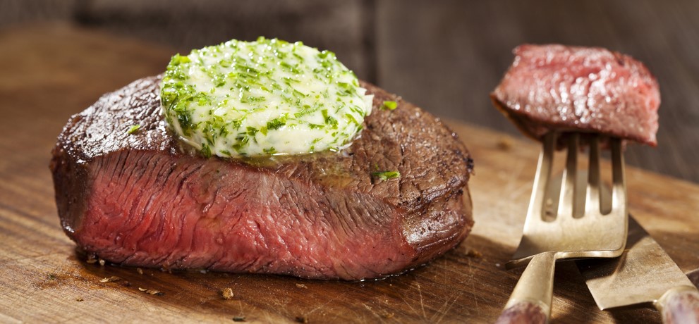 STEAK AU BEURRE À L’AIL ET CBD