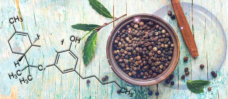 BLACK PEPPERCORNS CAN REDUCE YOUR HIGH