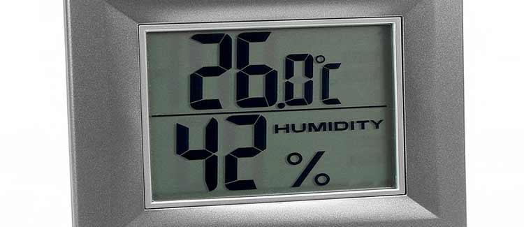 Des niveaux corrects de température et d'humidité
