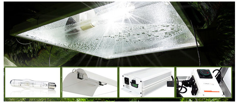 The 4 components of a grow room hid lighting system