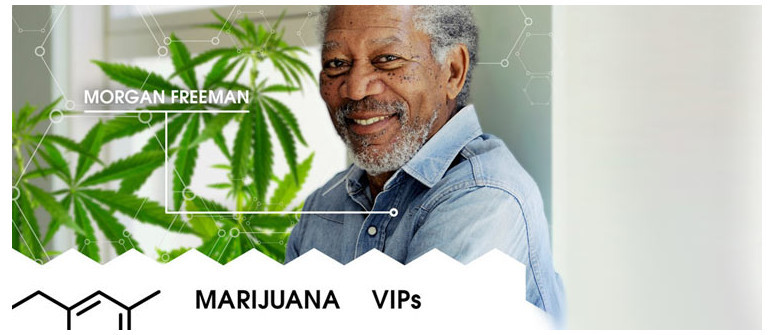 VIP de la marihuana: Morgan Freeman