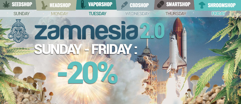 Zamnesia lanza 'Zamnesia 2.0' - ¡Grandes descuentos!