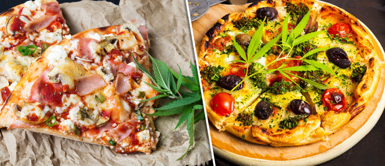 Receta de pizza con cannabis