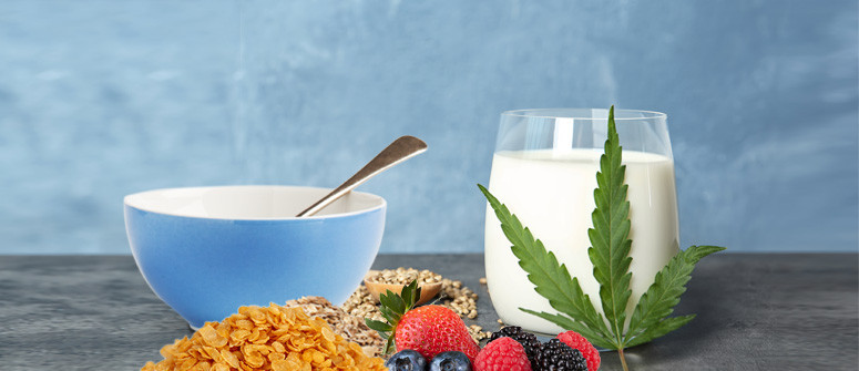 Cannamilk with cereal: breakfast of champions!