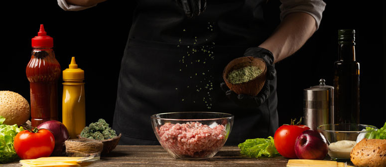 Cannabis burger recipe. Higher meat! Cannabis burger recipe. Higher meat!