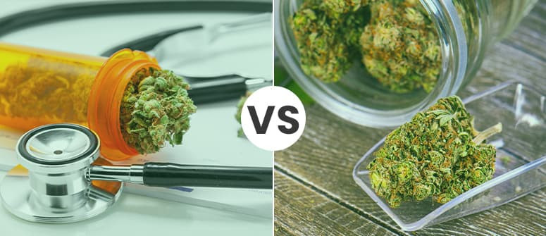 Medical vs recreational marijuana - what's the difference? Medical vs recreational marijuana - what's the difference?