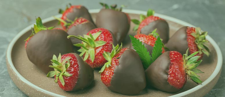 Cómo hacer fresas bañadas en chocolate con marihuana