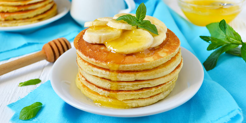 Banana canna-pancakes